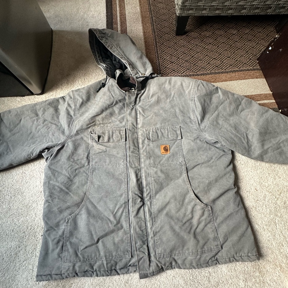 Carhartt Dark Gray Quilted Jacket
